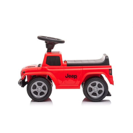 Toddlers Foot-to-Floor Jeep Rubicon Ride-On Truck with Storage, Sound