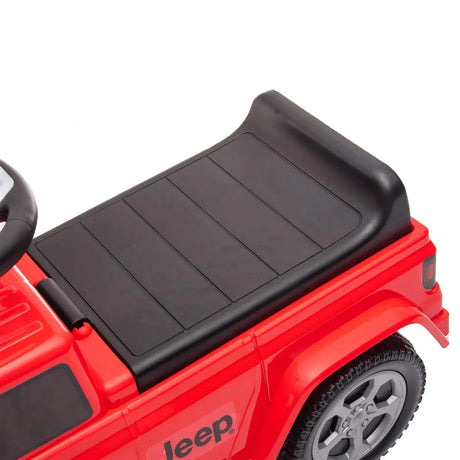 Toddlers Foot-to-Floor Jeep Rubicon Ride-On Truck with Storage, Sound