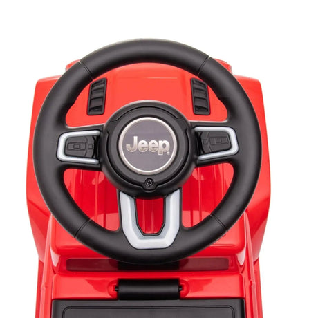 Toddlers Foot-to-Floor Jeep Rubicon Ride-On Truck with Storage, Sound