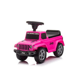 Toddlers Foot-to-Floor Jeep Rubicon Ride-On Truck with Storage, Sound