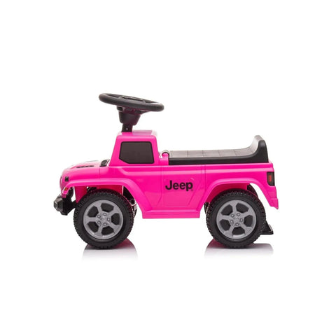 Toddlers Foot-to-Floor Jeep Rubicon Ride-On Truck with Storage, Sound