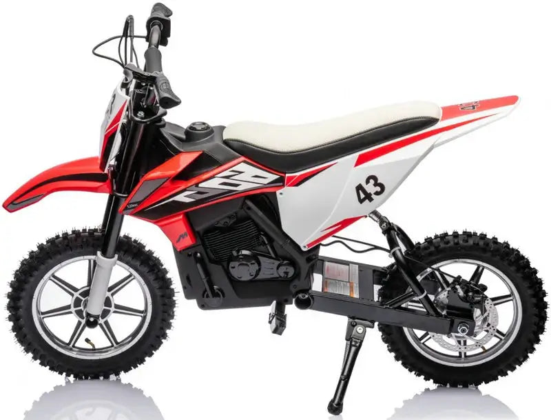 Complete Off-Road SuperMoto Edition: 36V 350W Dirt Bike for Big Kids with up to 15mpH Speed