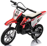 Complete Off-Road SuperMoto Edition: 36V 350W Dirt Bike for Big Kids with up to 15mpH Speed