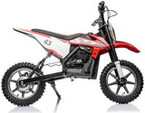 Complete Off-Road SuperMoto Edition: 36V 350W Dirt Bike for Big Kids with up to 15mpH Speed