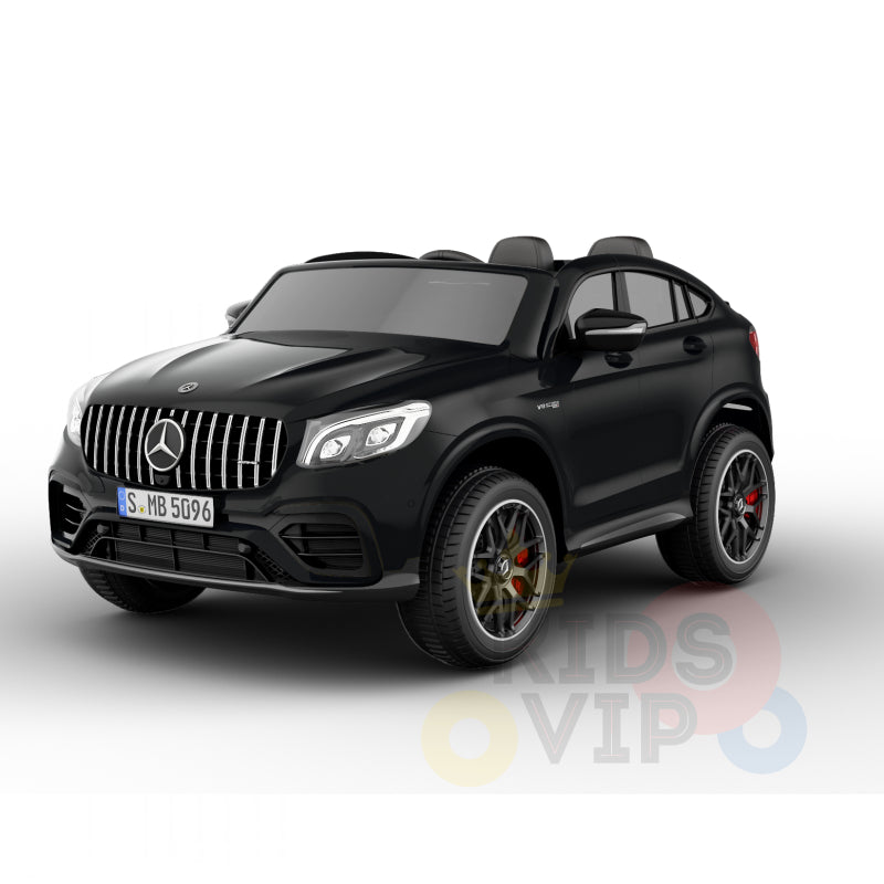 KIDSVIP 2SEAT 2 SEAT KIDS AND TODDLERS RIDE ON MERCEDES GLC BLACK 63