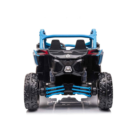 Blue 2x24V/4WD Official Can-Am Maverick Ride on Buggy, LX Performance
