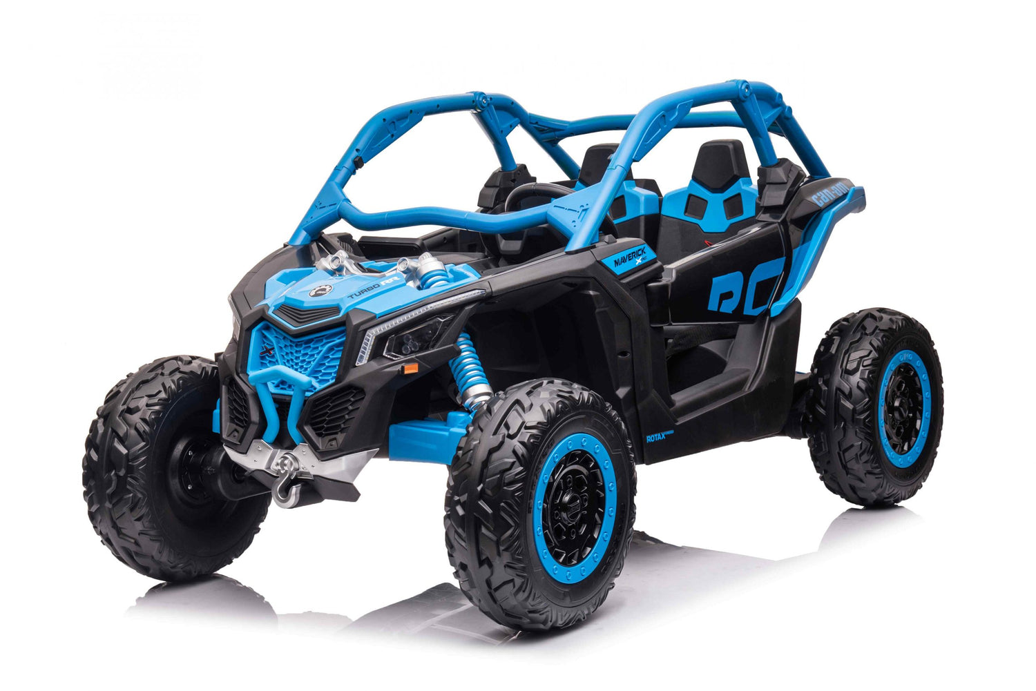 Blue 2x24V/2WD Official Can-Am Maverick Ride on Buggy, LX Performance