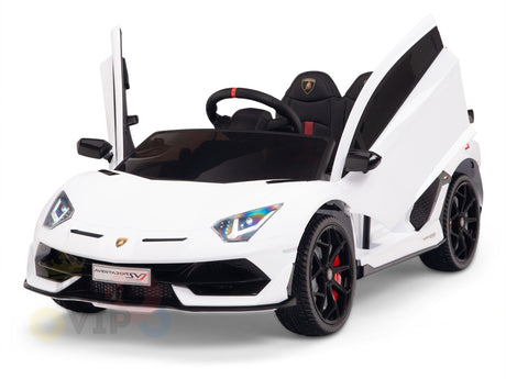 KIDSVIP LAMBORGHINI SVJ KIDS RIDE ON CAR 12V WHITE 31