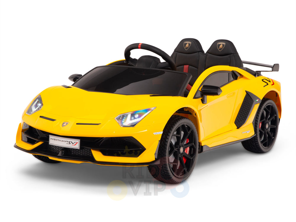 KIDSVIP LAMBORGHINI SVJ KIDS RIDE ON CAR 12V YELLOW 22