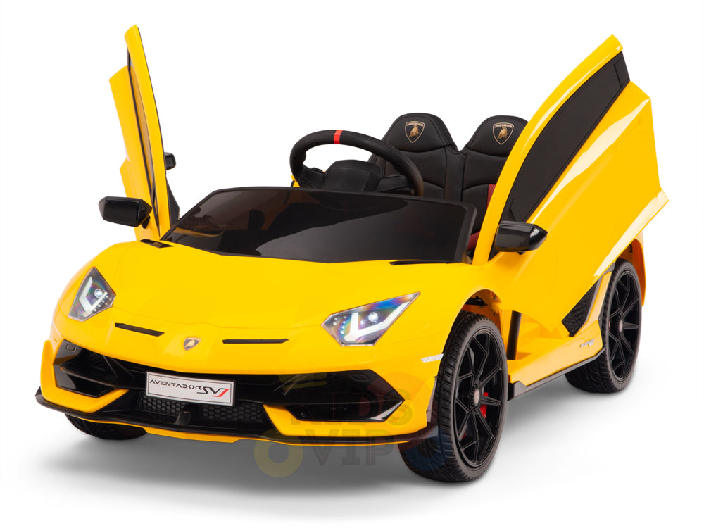 KIDSVIP LAMBORGHINI SVJ KIDS RIDE ON CAR 12V YELLOW 24