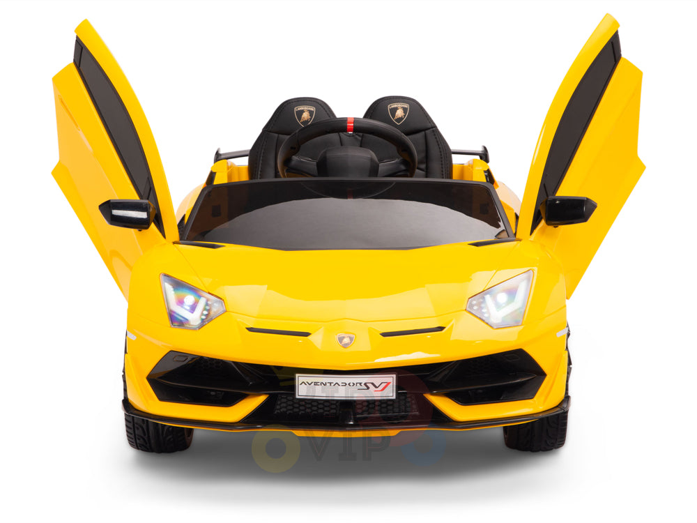 KIDSVIP LAMBORGHINI SVJ KIDS RIDE ON CAR 12V YELLOW 27