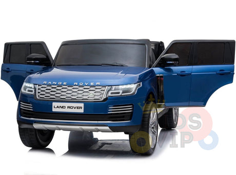 Blue 24V XXL Range Rover MP4 Edition Ride-On Car Fully Loaded with EVA Wheels, Music & Remote