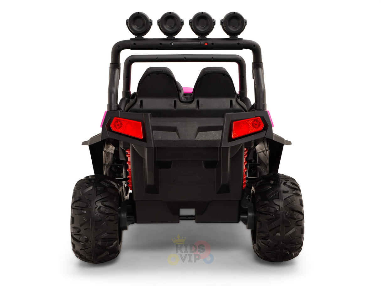 2 Seats Complete Edition Viper Buggy 24V Kids Ride On UTV, Rubber Wheels - PINK