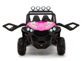 2 Seats Complete Edition Viper Buggy 24V Kids Ride On UTV, Rubber Wheels - PINK