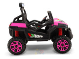 2 Seats Complete Edition Viper Buggy 24V Kids Ride On UTV, Rubber Wheels - PINK