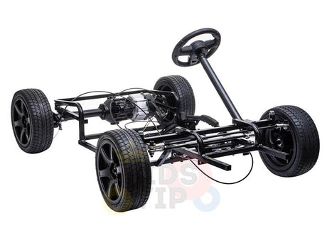 KIDSVIP XXL RIDE ON CAR FOR BIG KIDS 24V 180W RUBBER WHEELS LEATHER SEAT black 34 1