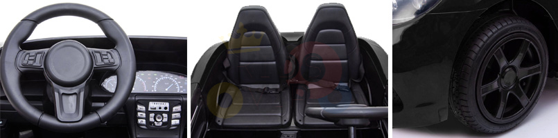 KIDSVIP XXL RIDE ON CAR FOR BIG KIDS 24V 180W RUBBER WHEELS LEATHER SEAT red 3