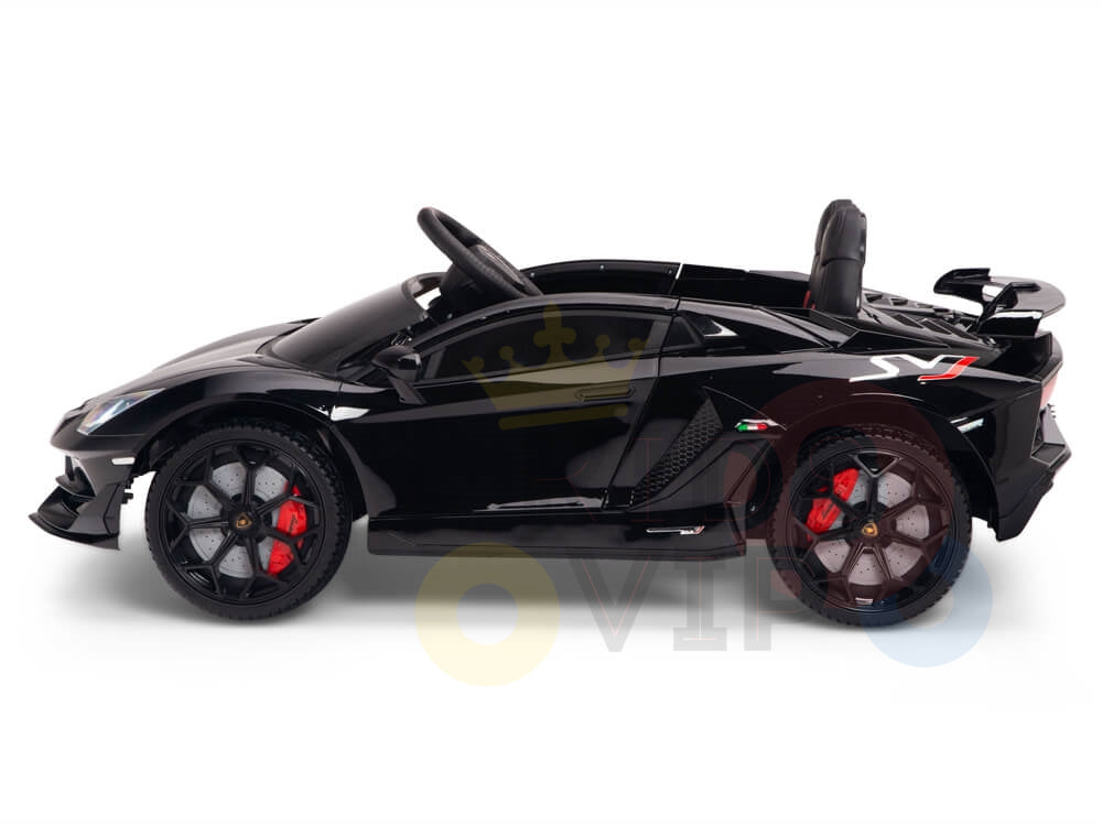 KIDS VIP 12V RIDE ON CAR LAMBORGHINI AVENTADOR KIDS black 12