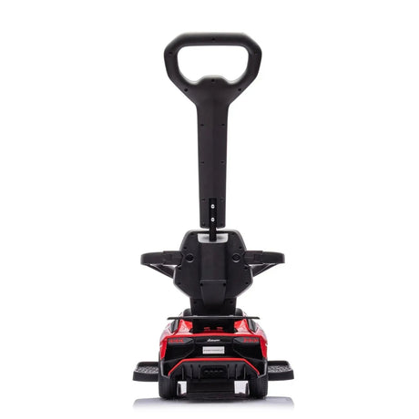 3-In-1 Licensed Lamborghini Aventador Ride-On Push Car with Detachable Parent Handle, Guardrails