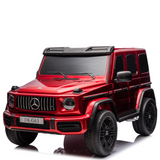 Red Metallic 2x24V/4WD Platinum XXL Mercedes G63 Ride On Truck with MP4, EVA Wheels & Leather Seats