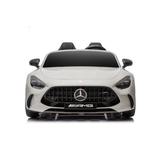 Grey 24V Mercedes AMG GT63 2-Seater Ride-On Car with EVA Tires, Music, Remote