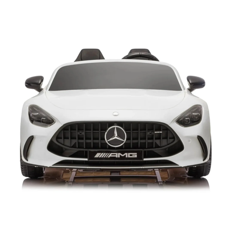 White 24V/10AH Mercedes AMG GT63 Standard Edition 320W/RWD 2-Seater Ride-On Car with EVA Tires, Music, Remote