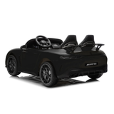 Black 24V Mercedes AMG GT63 2-Seater Ride-On Car with EVA Tires, Music, Remote