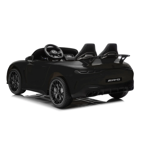 Black 24V/10AH Mercedes AMG GT63 Standard Edition 320W/RWD 2-Seater Ride-On Car with EVA Tires, Music, Remote