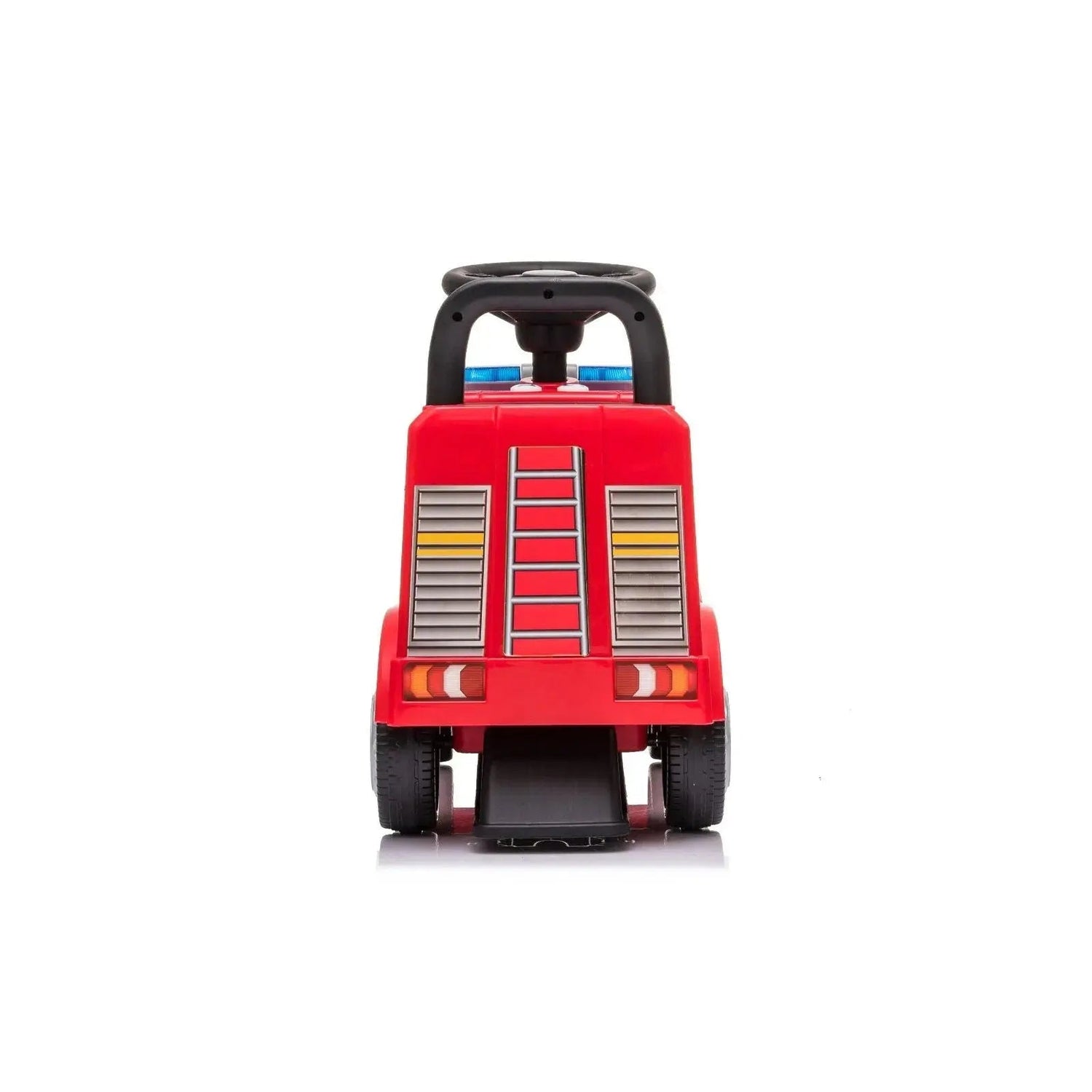 Toddlers Mercedes Antos Foot-to-Floor Ride-On Fire Truck with Storage, Sound
