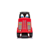 Toddlers Mercedes Antos Foot-to-Floor Ride-On Fire Truck with Storage, Sound