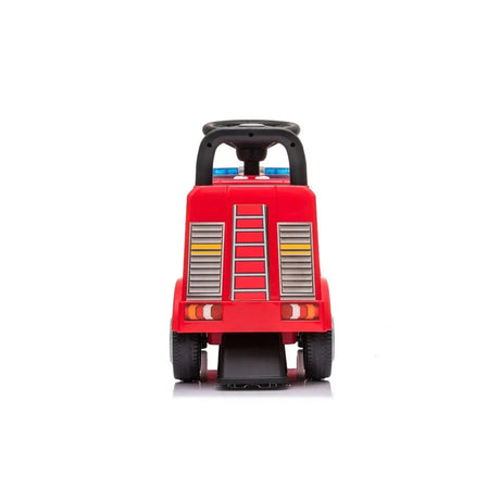 Toddlers Mercedes Antos Foot-to-Floor Ride-On Fire Truck with Storage, Sound