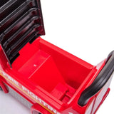 Toddlers Mercedes Antos Foot-to-Floor Ride-On Fire Truck with Storage, Sound