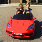 Red 24V/180W SuperSport XXL Big Kids Ride-On Car W/ Real Rubber Tires & Brushless Motor