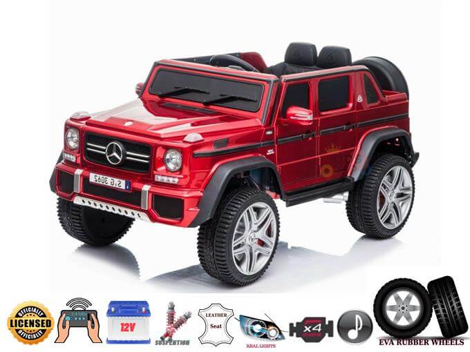 4WD Mercedes Benz Maybach G650s 12V Kids and Toddlers Ride on Car with RC