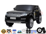 Black 2 Seats Official Range Rover Complete MP4 Edition 24V Kids Ride On Car with RC