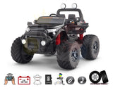 4WD Big Wheels Storm Monster Edition 2x12V Kids Ride On Truck, RC