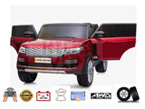 2 Seats 4x4 Official Range Rover Complete MP4 Edition 2x12V Kids Ride On Car with RC