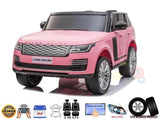 Pink 24V Official Range Rover Complete MP4 Edition Kids Ride On Car with RC