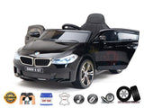 Black Licensed BMW GT 12V Kids Ride On Power Car with Remote Control