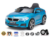 Blue Licensed BMW GT 12V Kids Ride On Power Car with Remote Control