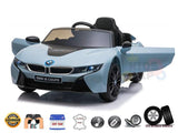 Blue Licensed Sport BMW I8 12V Kids Ride On Power Car with Remote Control