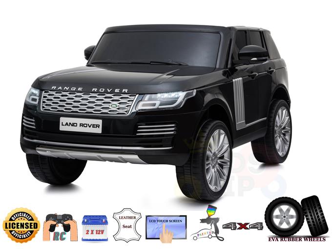 2 Seats 4x4 Official Range Rover Complete MP4 Edition 2x12V Kids Ride On Car with RC