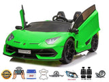 "Upgrade Your Ride with the Official 24v Lamborghini SVJ Drifting Kids Ride on Car – Experience Thrilling Excitement!"