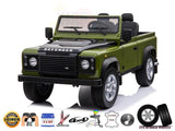 2 Seats Luxury Eva Edition Licensed 2x12V Land Rover Defender Kids Ride On Car with RC