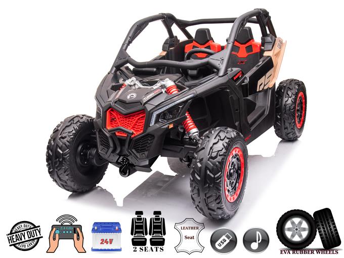 2 Seater Official 24v Can-Am Maverick RS Ride on Buggy, LX Performance 2WD Edition