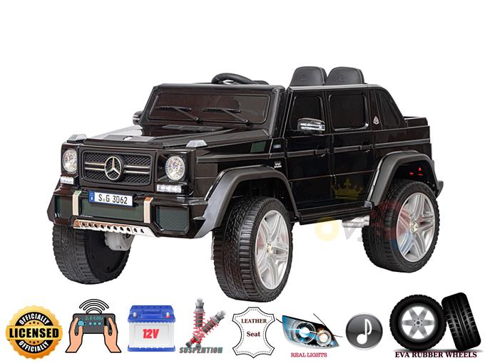 4WD Mercedes Benz Maybach G650s 12V Kids and Toddlers Ride on Car with RC (Copy)- red not paint