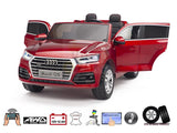 24V Complete MP4 Edition 2 Seater Licensed Audi Q5 SUV Eva Ride on Kids Car with RC