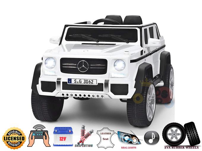 4WD Mercedes Benz Maybach G650s 12V Kids and Toddlers Ride on Car with RC