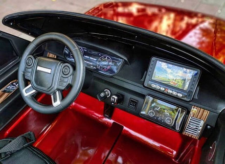 Red 24V XXL Range Rover MP4 Edition Ride-On Car Fully Loaded with EVA Wheels, Music & Remote