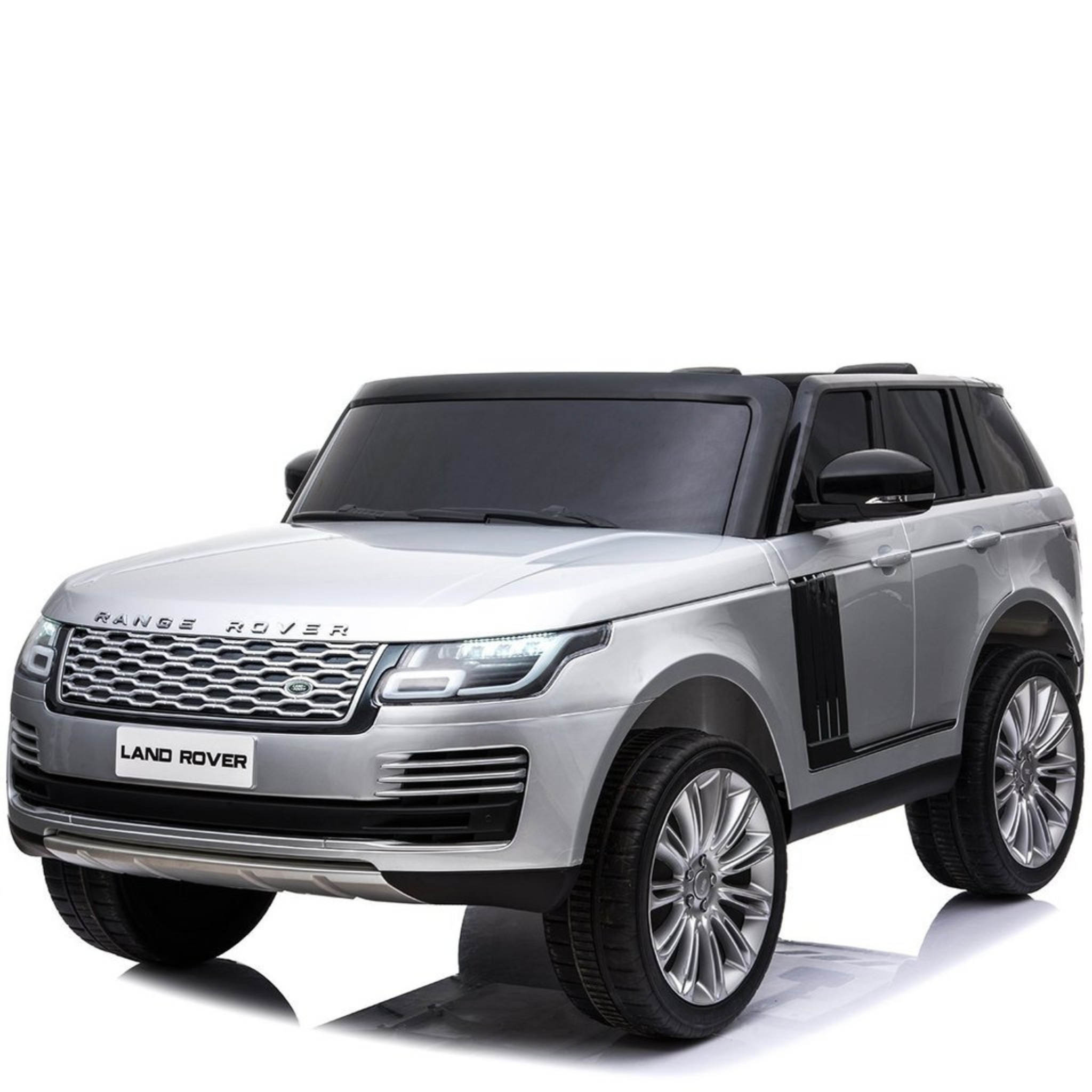 Range Rover Kinds Silver 24V XXL Range Rover MP4 Edition Ride-On Car Fully Loaded with E ...